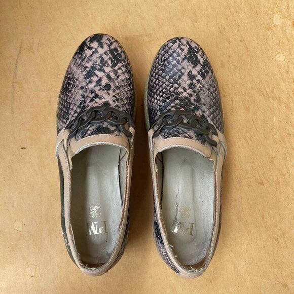 Faux Snakeskin Platform Espadrille Shoes Women EU 37 US 6.5 Lightweight Clubwear - Picture 9 of 15